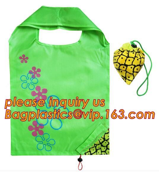 OEM mixed color polyester draw string bag 210D drawstring backpack,Logo polyester foldable reusable tote shopping bag wi
