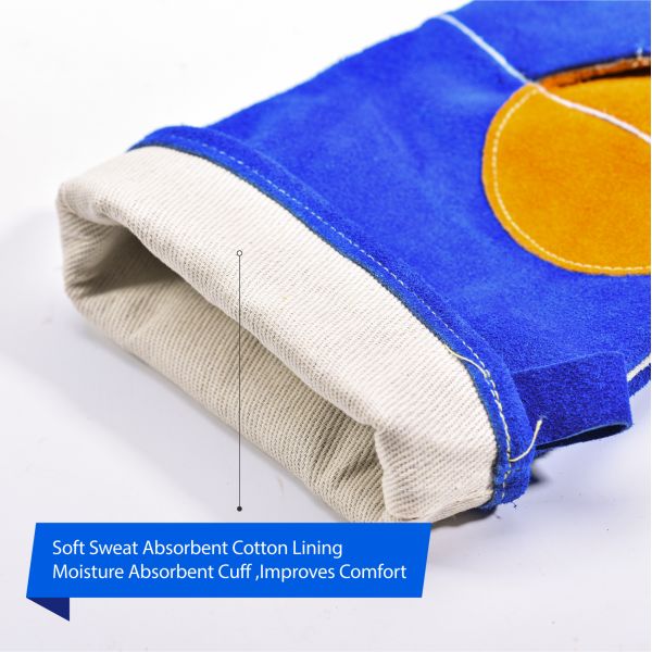 SAFEYEAR 16in Safety Working Gloves Welding Gloves Heat Resistant Flome Resistant