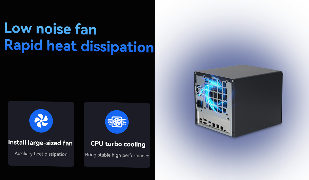 NAS Server N150 6-Bay Host Interface NAS Network Attached Storage Enclosure