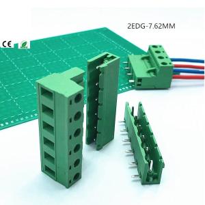 Wholesale 7.62mm Pitch 15Amp Pluggable Plug-in Screw Terminal Blocks Plug + Header from china suppliers