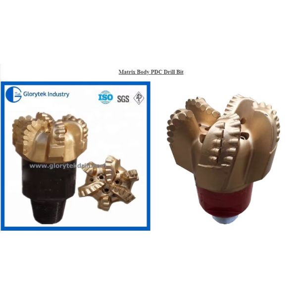 6'' 81/2'' 9 1/2'' 12 1/4'' Matrix Body PDC Drill Bit Diamond Oil Drill Bit