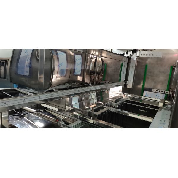 Stainless Steel Basket Washer Anti Corrosion , 380V Industrial Basket Clean Equipment