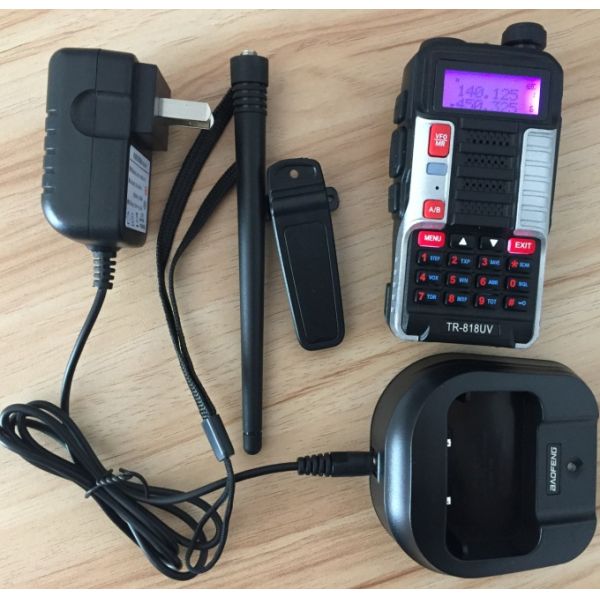 TR-818UV Dual Band Handheld Walkie Talkie 7W 128 Channel Output Power 7W