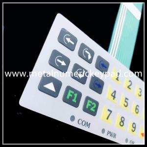 Wholesale 6ms Waterproof Numeric Keypad 10 P Connection Membrane Switch Keypad from china suppliers