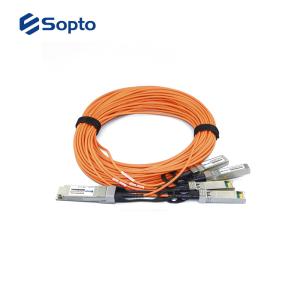 China 40G AOC Active Optical Cable , QSFP+ Active Optical Cable 1-100m Length on sale