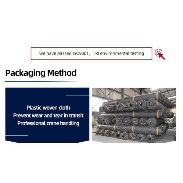 CE Certified HDPE Black Anti-Seepage Geomembrane for Industrial Design Style Landfill