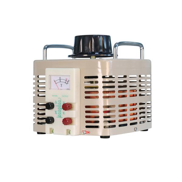 Quality AC Single Phase TDGC2J-5K Analog Meter Display Voltage Regulator for sale