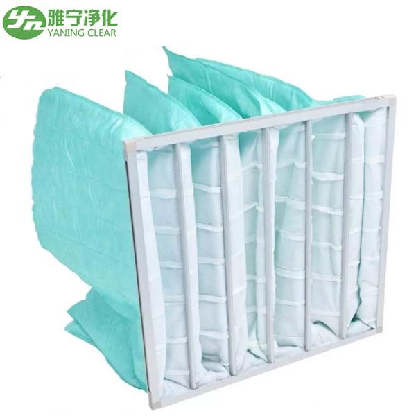 Quality F5-F8 Pocket Air Filter , Non Woven Fabric Filter  For Intermediate Filtering for sale