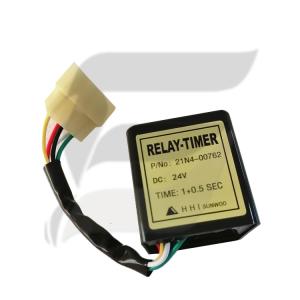 China 21N4-00762 Timer Relay Starter Relay R80-7 R210LC-7 R215LC-7 Hyundai Excavator Spare Parts on sale