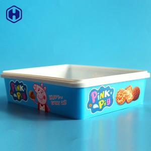 Wholesale Hot Filling Customize IML Box Round Cookies Plastic Packaging SGS FDA QS from china suppliers