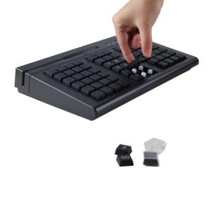 Wholesale RJ45 Connector 60 Keys POS Programmable Keyboard With Magnetic Card Reader from china suppliers