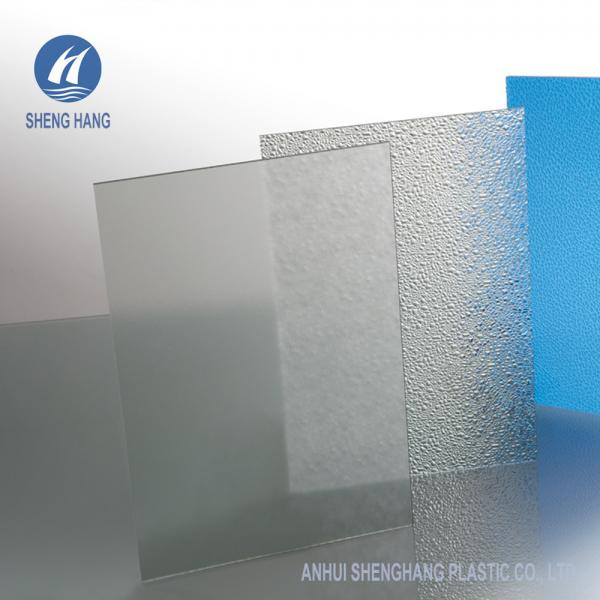 Quality CNAS Matte Finish Plastic Frosted Polycarbonate Sheet Durable 4*8ft for sale