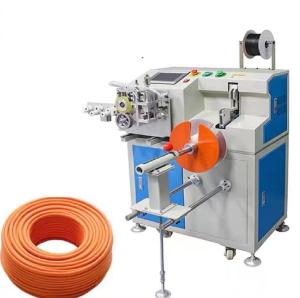 Automatic Cable Metering Cutting Winding And Binding Machine For 1-12mm Cables Coiling