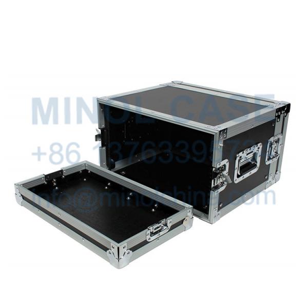 Quality 6U Flight Rack Case 19' Tour Portable Flight Case for sale