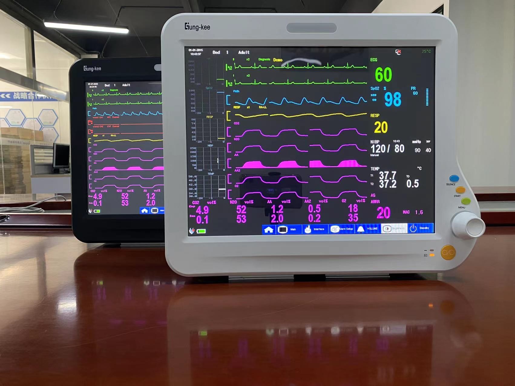 Wholesale Neonate Patient ICU Cardiac Monitor Portable Multi Parameter from china suppliers