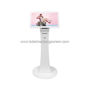 China Rk3288 CPU Self Service Lcd Signage Display With Printer 300cd/M2 on sale