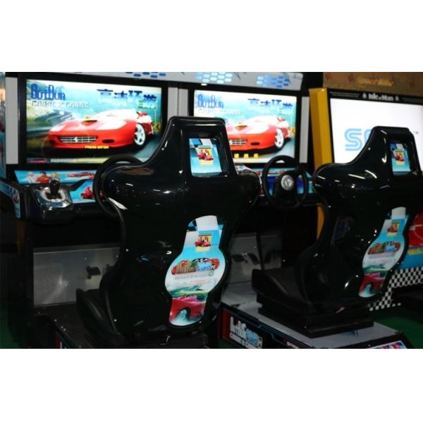 Double Player Coin Operated Arcade Car Racing Game Machine