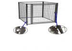 Heavy Duty Fully Enclosed Dog Kennel , Large Outdoor Dog Run Multi Purpose