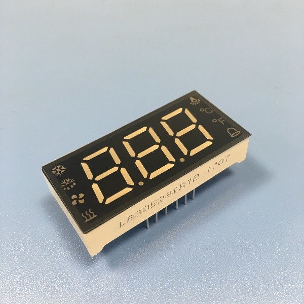 SGS Custom LED Display , Multi color 7 Segment Display for temperature humidity defrost