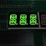 Yellow Green 14 Segment Alphanumeric Display 0.54 Inch 3 Digit Led Display