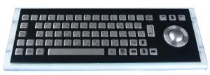 China 68 keys MINI Kiosk Black Metal Keyboard metal mechanical keyboard on sale