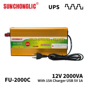 Wholesale 12v 220v 2000va 2000 Watt Inverter Charger Smart With Overload Protection from china suppliers