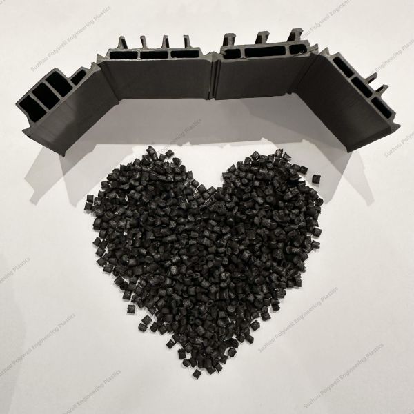 PA66 GF25 Fiber Glass Reinforced Flame Retardant Granules For Thermal Break Strip/Tapes/Tube