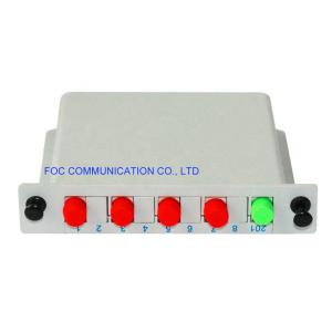 Wholesale ISO 1×4 FC UPC Fiber PLC Splitter Cassette DWDM CWDM Fiber Splitter Box from china suppliers