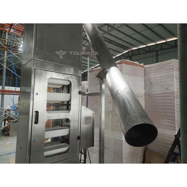 Candy Snack Peanut Grain Tea Chain Bucket Elevator T / C / Z Type Double Outlet For Food Machine