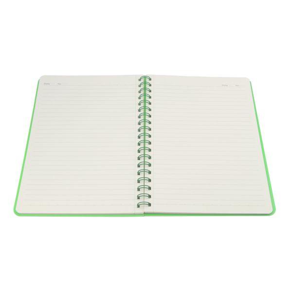 Promotional Spiral Bound Book Printing Double Metal Decoration 8"X10"