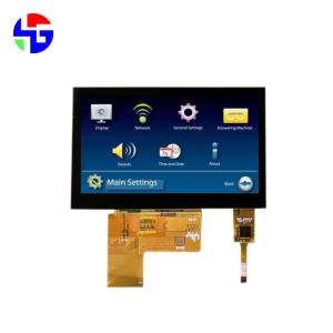 China 800x480 Resolution 4.3 Inch TFT Display LCD IPS RGB Interface 600cd/M2 Brightness on sale
