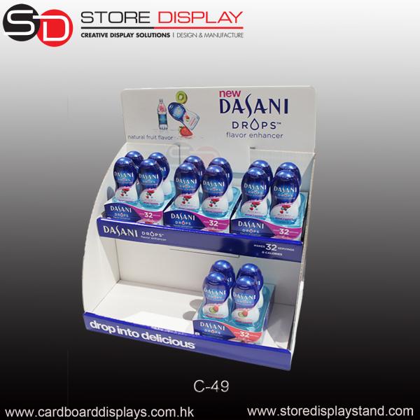 Quality custom counter layers displays with 2 tiers for sale