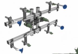 Wholesale Fixture System Injection Robot Arm White And Blue from china suppliers