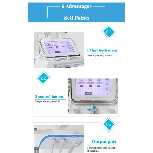 Salon used water dermabrasion /Hydra microdermabrasion machine/spa facial cleaning Hydro Dermabrasion machine