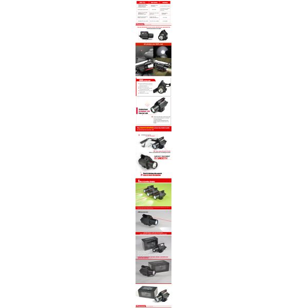 Red Laser Sight,Laser Sight and LED for Picatinny Rail,optical module
