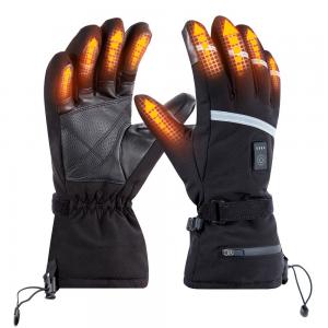 Wholesale 7.4V Lithium USB Electric Battery Rechargeable Heated Ski Gloves Man With 3 Level Temperature Control from china suppliers
