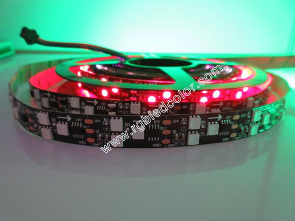 Quality smart 5050 rgb dmx led strip ws2811 dmx console controllable for sale
