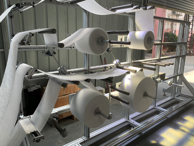 Aluminum Alloy Structure 220V 14KW KN95 Mask Making Machine