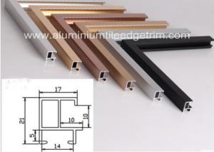 Wholesale Different Size Aluminium Picture Frame Mouldings Sections Anodized Surface from china suppliers