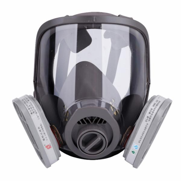 Quality Full Face Respirator Gas Mask With Double Filters for sale