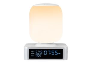 China 2.5W Touch Lamp Portable Speaker , Time Display Light Changing Bluetooth Speaker on sale