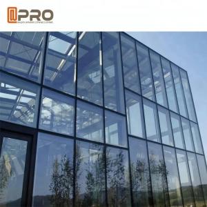 Wholesale Heatproof Glass Curtain Wall For Commercial Building Tempered Low E Spider Curtain Wall Big Size from china suppliers