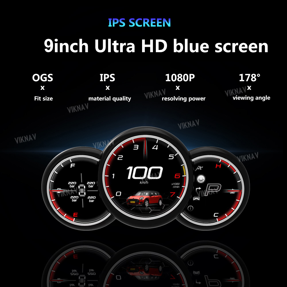 Viknav For BMW MINI F56 Instrument Digital Dashboard Panel Upgrade Speedometer LCD Smart Screen HD Cluster
