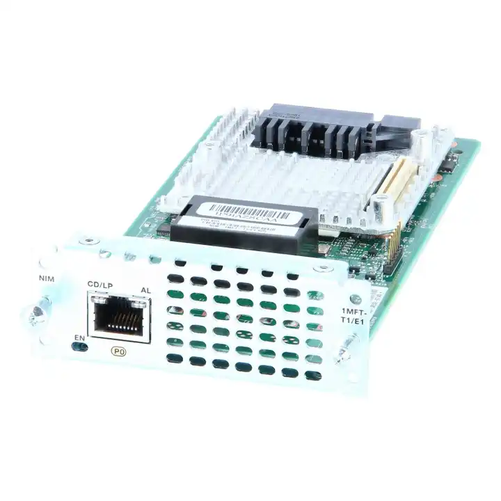 Original Fourth-Generation Multi Flex Trunk Voice And WAN Network Interface Module NIM-1MFT-T1/E1 Customizable Size