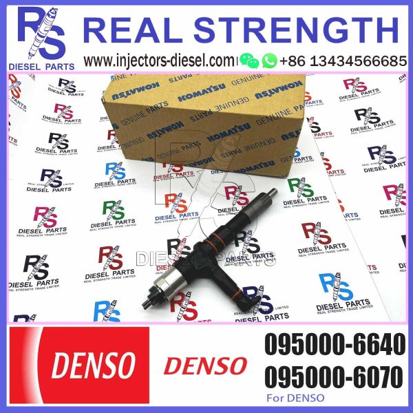 Diesel Nozzle Fuel Injector 095000-6640 6251-11-3200 6251-11-3201for KOMATSU SAA6D125E-5C/5D Engine