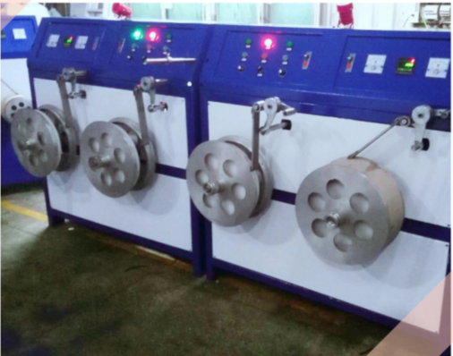 Automatic PET Packing Strapping Band Winding Machine Double Station Strap Winder