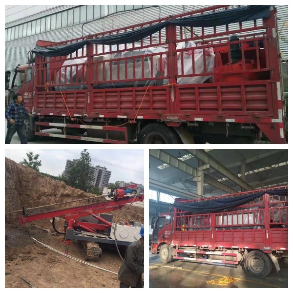 100-120 m Low-Cost Crawler Type Anchor Drilling Rig for Complex Deep Foundation in Kyrgyzstan