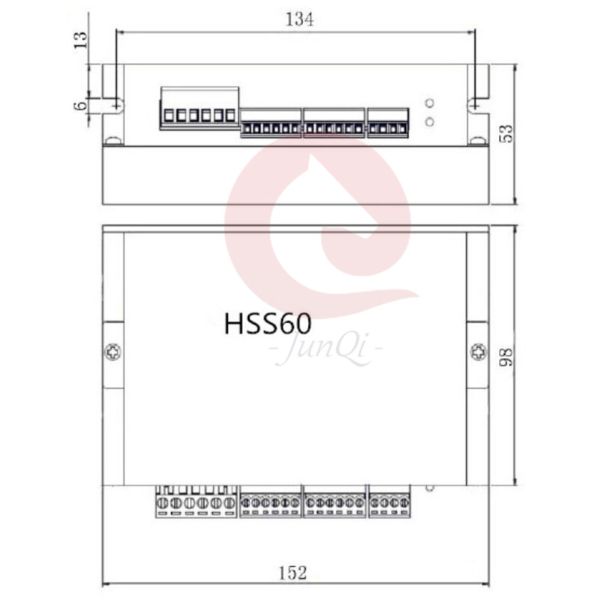NEMA24 2PH 3Nm Hybrid Close Loop Stepping Motor Kit