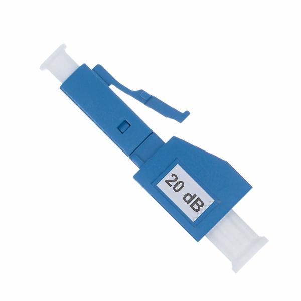Quality 20dB LC Fixed Optical Attenuator 20dB For WAN Networks And FTTX for sale