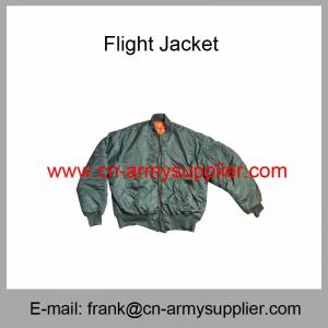 Wholesale Wholesale Cheap China Army Green Nylon Polyester Waterproof Flight Jacket from china suppliers